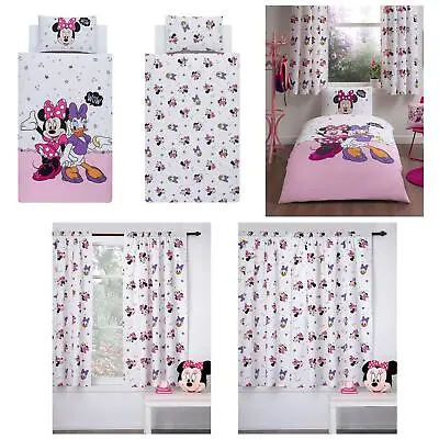 Minnie & Daisy Kids Disney Bedroom Duvet Cover | Curtains - Sold Separately • £22.99