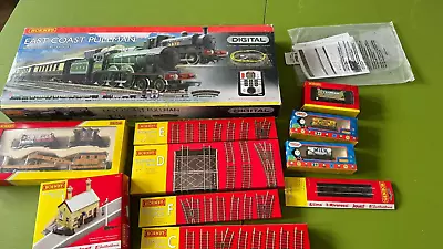 Hornby East Coast Pullman DCC Train Set R1097 + Exp Packs CDEF + Extra Wagons • £123