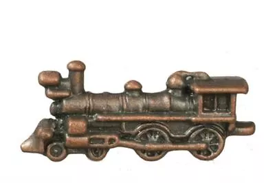 £3.25 • Buy Dolls House Bronze Boys Toy Train Miniature Locomotive Nursery Shop Accessory