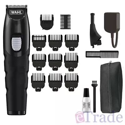 Wahl Multi Groom+ Lithium-ion Cordless Trimmer Clipper Kit • Beard Nose Hair • $99