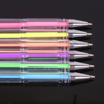 6x PASTEL GEL PENS Scented Smelly Colouring Drawing Writing Artists School Set • £4.60