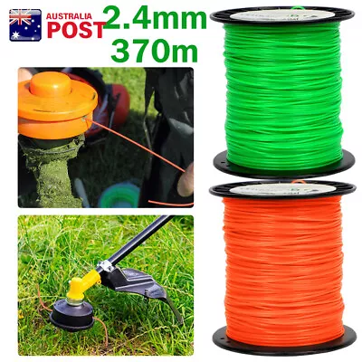 2.4mm*370m Trimmer Line Whipper Snipper Brush Cutter Brushcutter Cord AUS • $30.87