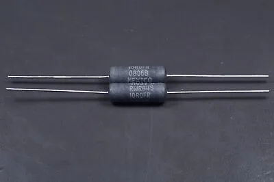 Lot Of 2 RWR84S10R0FR Vishay Wirewound Resistor 10 Ohm 1% 7W Axial Inductive NOS • $4.50