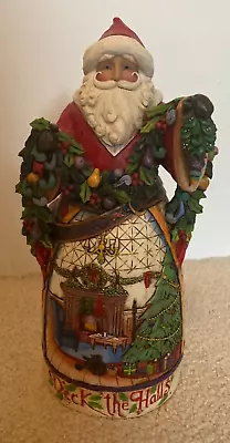 $27 • Buy Jim Shore Figurine 4013891 Deck The Halls With Boughs Of Holly Santa