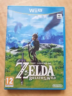 The Legend Of Zelda Breath Of The Wild Nintendo Wii U Free Tracked Postage • $89.95