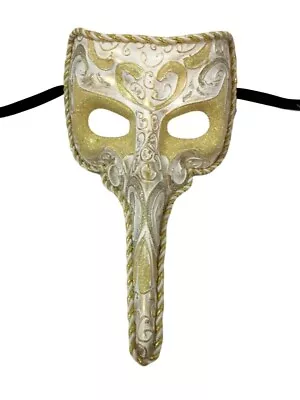 White Long Nose Bird Beak Masquerade Venetian Zanni Plague Doctor Mask • $24.99