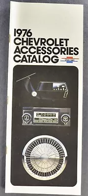 1976 Chevrolet Accessories Brochure Camaro Caprice Monte Carlo Chevelle Nova 76 • $7.95