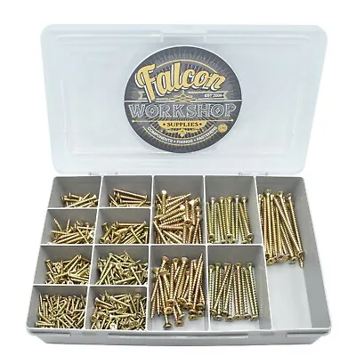 £16.95 • Buy 780 PC 6g 7g 8g 10g TIMCO ASSORTED YELLOW ZINC CHIPBOARD SOLO WOOD SCREWS KIT