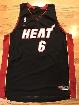 $99.99 • Buy RARE Vintage Eddie Jones #6 Miami Heat NBA Nike Swingman Black Jersey Size 2XL