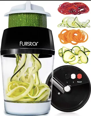 Vegetable Slicer Spiralizer For Vegetables - 4 In 1 Vegetable Spiralizer Spiral • £10.99