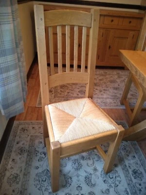 £300 • Buy Solid French Oak  Chairs X 2 Terrigena