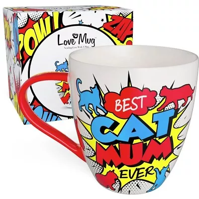 Love Mug: Super Cat Mum Coffee Mug | Personalised Cat Mug Mug • £5.99