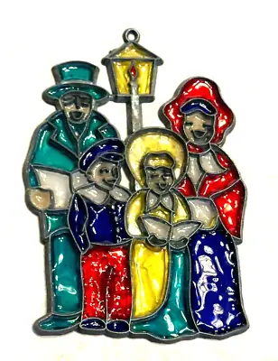 Vintage Make It Bake It MAKIT & BAKIT Sun Catcher Ornament Christmas Carolers • $9