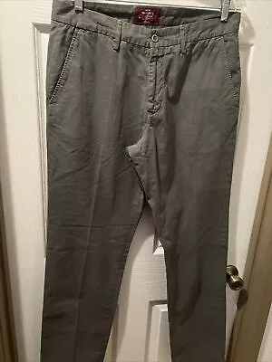 Mason's Ems Pants Mens Chino Casual - Gray- Size 34-35 • $40