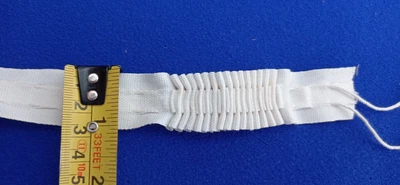 £50 • Buy Rufflette 25mm  1 Inch White Curtain Heading Header Tape C.70metres