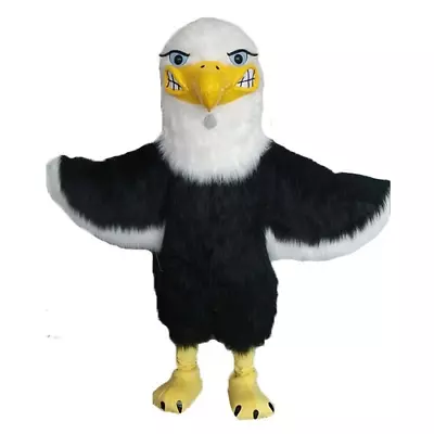 Bald Eagle Mascot Costume Cosplay Furry Party  Fursuit Outfit Carnival Xmas Ad • £239.94