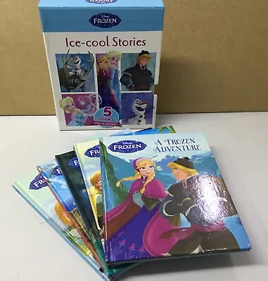 Disney Frozen Ice - Cool Stories 5 X Book Set  HC With Slip Case VGC Free Post • $24.95