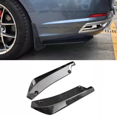 For Hyundai Sonata Rear Bumper Lip Spoiler Splitter Diffuser Carbon Fiber • $14.24