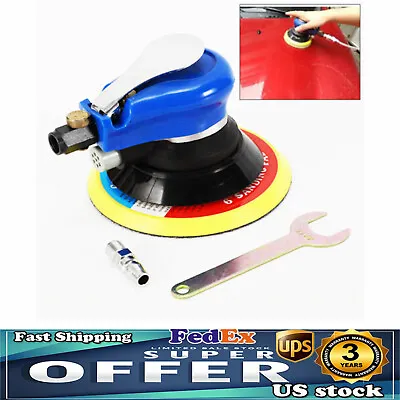 6'' Air Body Random Orbital Palm Sander DA Buffing Sanding 10000 Rpm Auto Tool • $47.50