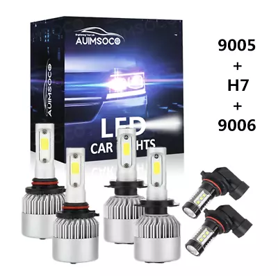 For Mazda 3 2007 2008 2009 6pcs LED Headlight Bulbs Fog Light High Low Beam Kit • $34.99