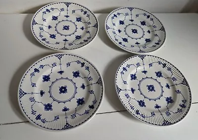 4 X  Masons Denmark Blue And White 7 Inch Side Tea Plates  • £24