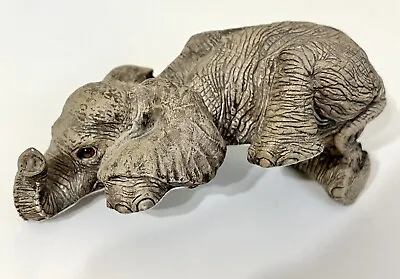 The Herd Martha Carey JOY Elephant Figurine 3103 Marty Sculpture 5.5” Decor • $25.88