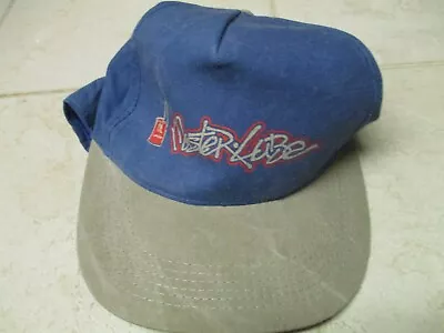 VTG Master Lube Oil Blue Gray Trucker Baseball Hat Cap Kati Snapback Adjustable • $17.05