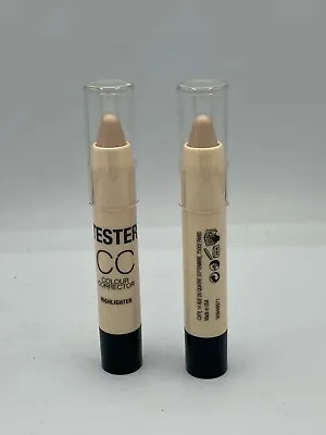 Max Factor CC Concealer Colour Corrector Pens Highlighter Correcting X2 SEALED  • £3.99