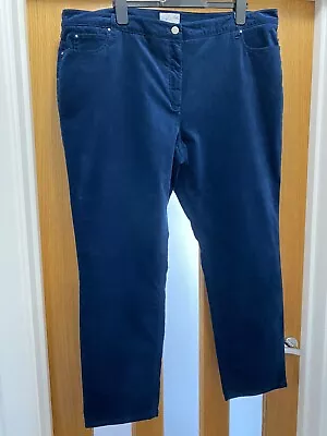 Pure Collection Size 18/20 Blue Velvet Jeans • £15