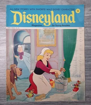 Vintage DISNEYLAND Magazine/comic No 44 ~ Rare 1970s DisneyMania Item Cinderella • $18.95