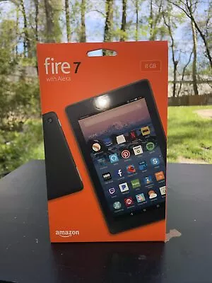 Amazon Fire 7 8GB Wi-Fi 7 Inch - Black • $25