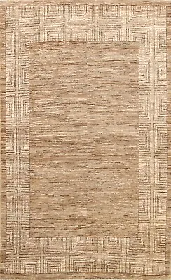 Contemporary Geometric Gabbeh Kashkoli Oriental Area Rug Hand-knotted WOOL 6x9 • $366