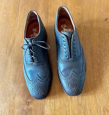 Florsheim Duckie Brown Men's Shoes Green Leather Wingtip Oxford/Slip-on 9.5 • $27.79