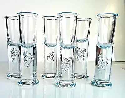 Vintage Holmegaard High Life Vodka Shot Glasses Per Lutken Danish Design 1970s • £45