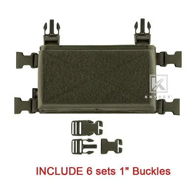 KRYDEX Placard Micro Fight Chassis For MK3 Chest Rig Tactical Vest Ranger Green • $24.95