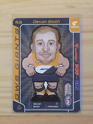 2016 AFL Teamcoach Footy Pop-Ups Card PU-26 Devon Smith GWS Giants • $1.25