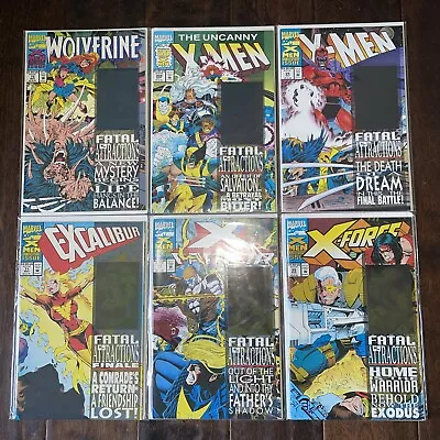 X-Men Fatal Attractions #1-6 Complete Set Wolverine X-Force Marvel Comics 1993 • $50