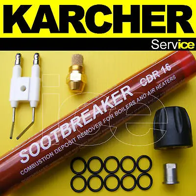 Karcher Hds 558 601 Service Kit Electrode Fuel Nozzle Jet Retainer O-rings Seals • £69.99
