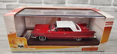 1/43 GLM131404 1958 Chrysler Imperial Crown Convertible Closed Roof Red (Read!) • $72