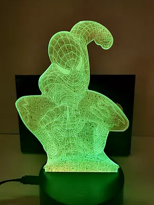 Creative 3D Marvel Spider-man RBG Nighlight LED  Lamp • $11.49