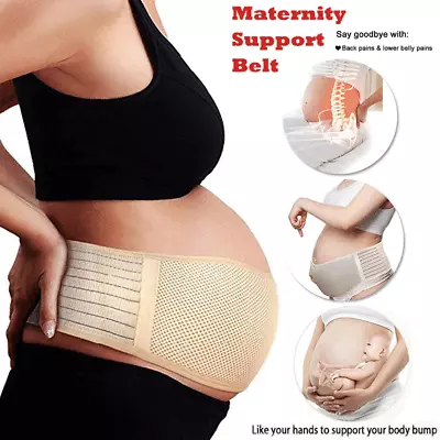 DELUXE MATERNITY BAND Abdomen & Back Support Belt Pregnancy Tummy Belly Brace • $15.59