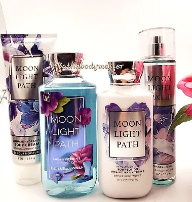 Bath Body Works MOON LIGHT PATH Fragrance Body Mist Cream Lotion Gel *CHOOSE • $14.95