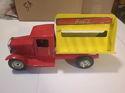 Metal Craft Gearbox 1930's Coca-Cola Bottling Truck With Coca-Cola Red & Yellow • $14.50