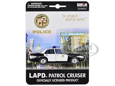Ford Crown Victoria Police  Lapd  W/sign Diecast Model Car By Daron Rt8315 • $12.99