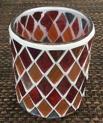 Rustic Mosaic  Style Votive Holder - Made Exclusively For Yankee Candle • £4.99