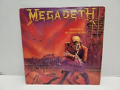 Megadeth - Peace Sells... But Who's Buying? - 1986 U.S. First SP Pressing - Vg+ • $69.99