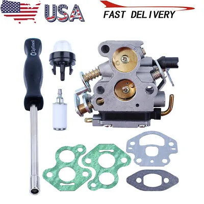 Carburetor Screwdriver Primer Bulb Kit For McCULLOCH CS340 CS380 Chainsaw Gasket • $26.03