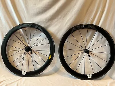 GIANT SLR Carbon Rim Brake Clincher 11sp 700c Front/Rear With Quick Releases • $275
