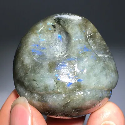 150g Natura Crystal.labradoriteHand-Carved.Exquisite Czech Skull.healing 81 • $0.01