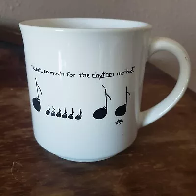 Coffee Cup Mug  So Much For The Rhythm Method  Children Music Musician Family • $17.10